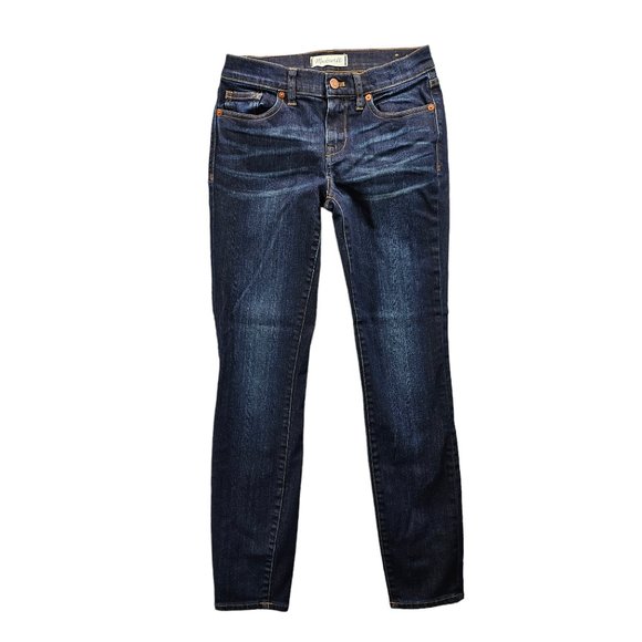 Madewell Denim - Madewell Womens Size 25 "Skinny Skinny" Denim Dark Wash Stretch Skinny Jeans
